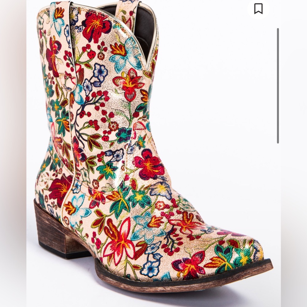 Roper Floral Cowboy Boots